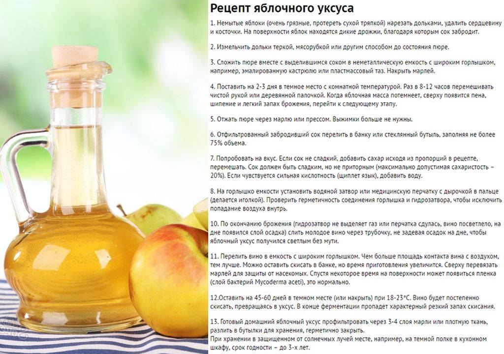 Изготовление яблочного уксуса в домашних условиях. 4 рецепта 628