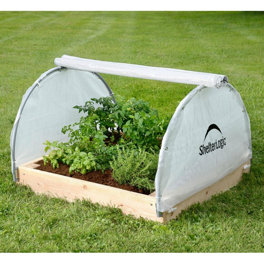 Small Round Raised Bed Greenhouse