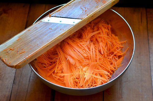 Морковь, нашинкованная тёркой