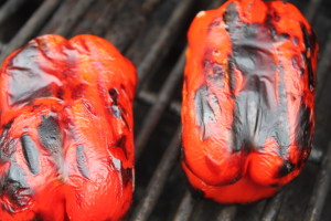 roasted red peppers