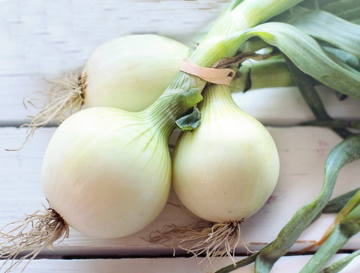 white onions are good in Mexican recipes and raw dishes 