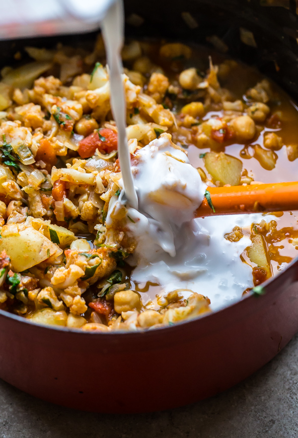 12 Healthy Winter Recipes: Cauliflower Chickpea Curry