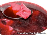 Lenten Borscht with Mushroom Dumplings Recipe Lenten Borscht with Mushroom Dumplings